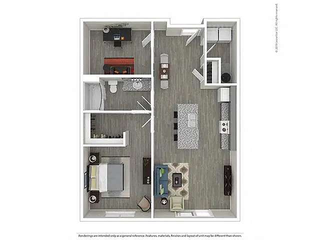 Floor plan Chaplin with Den