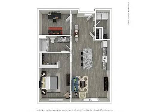Floor plan Chaplin with Den