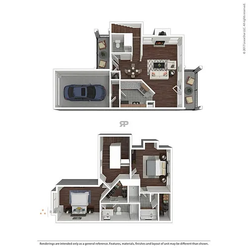Floor plan B2 Renovated