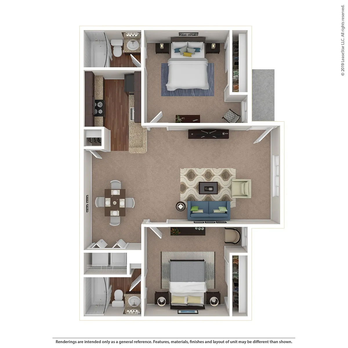 Floor plan 2X2
