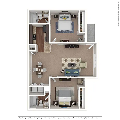 Floor plan 2X2