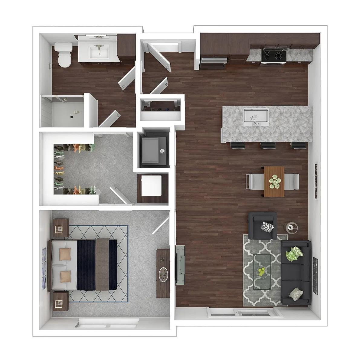 Floor plan 1 Bedroom