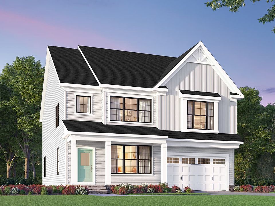 A rendering of elevation 4 of the Beckner II by Brookfield Residential