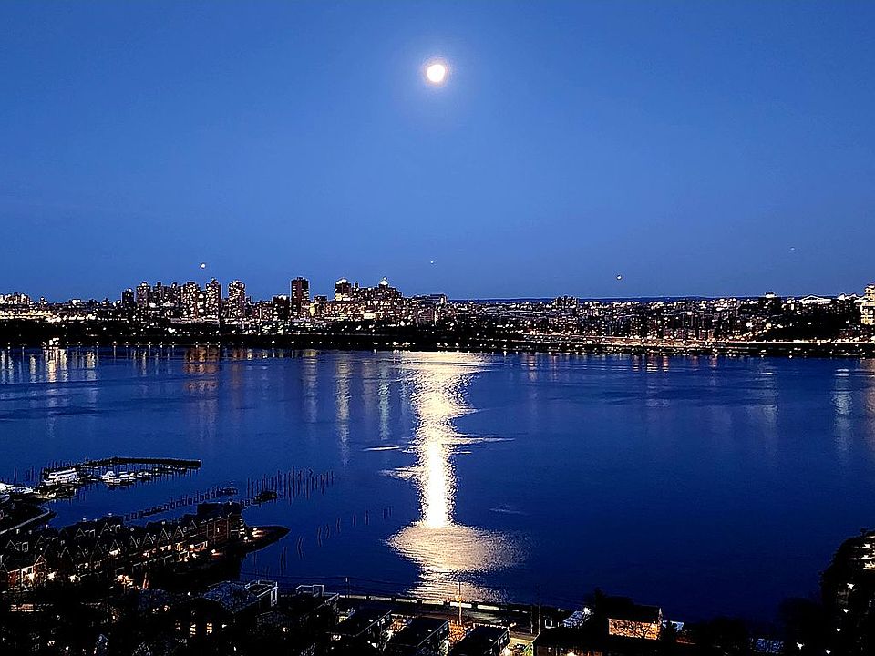 Night View of Hudson River 