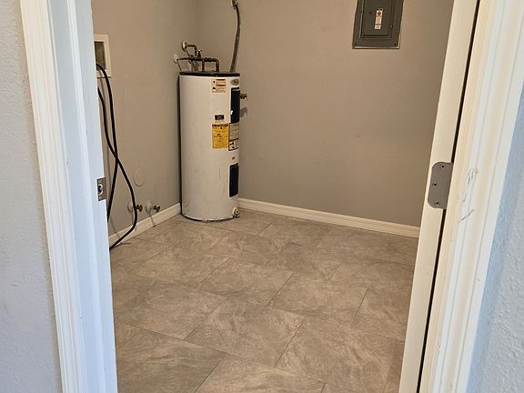 Laundry room with washer/dryer hookups. Coin laundry also on the property if needed.