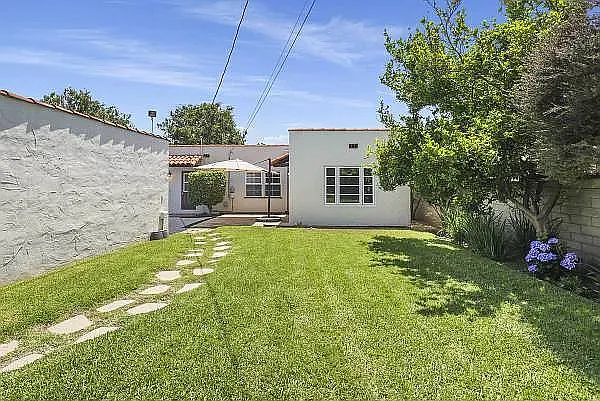 Rear Lawn and patio