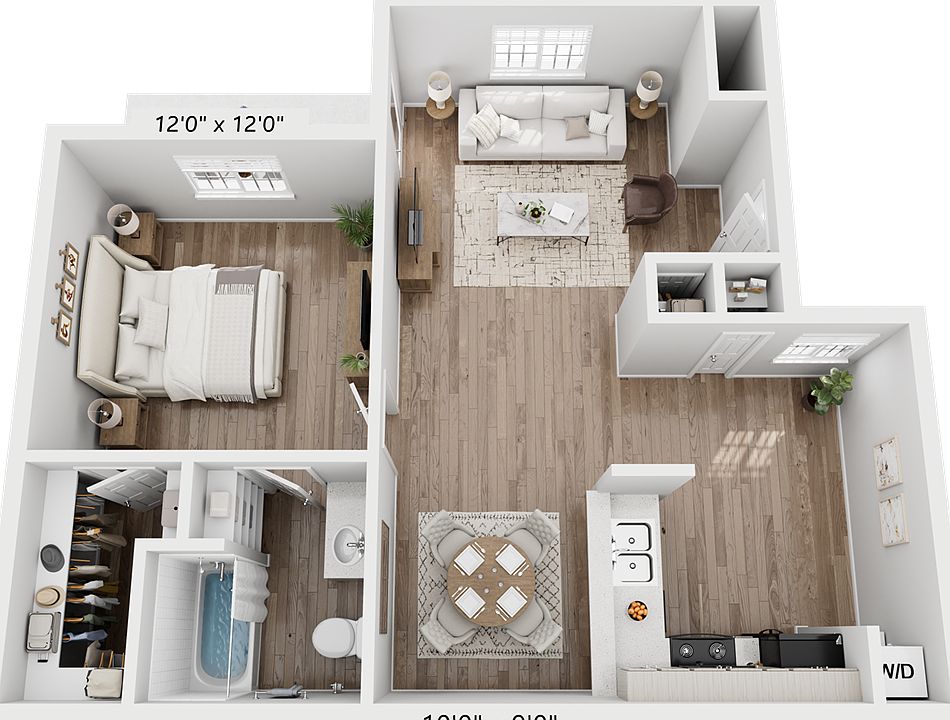 1 bedroom 1 bathroom