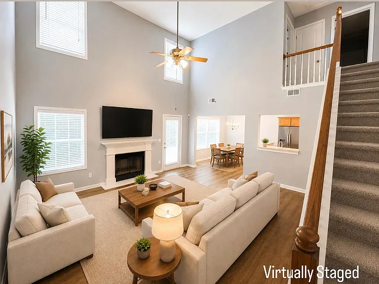 Living Room - Virtually Staged