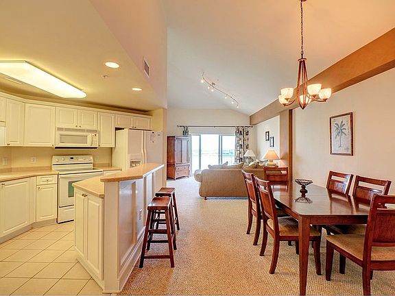 Kitchen, Dining and Living 