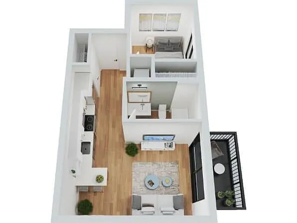 Floor plan Wood