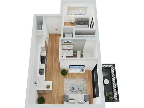 Floor plan Wood
