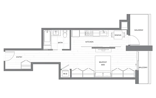 Floor plan Studio S6