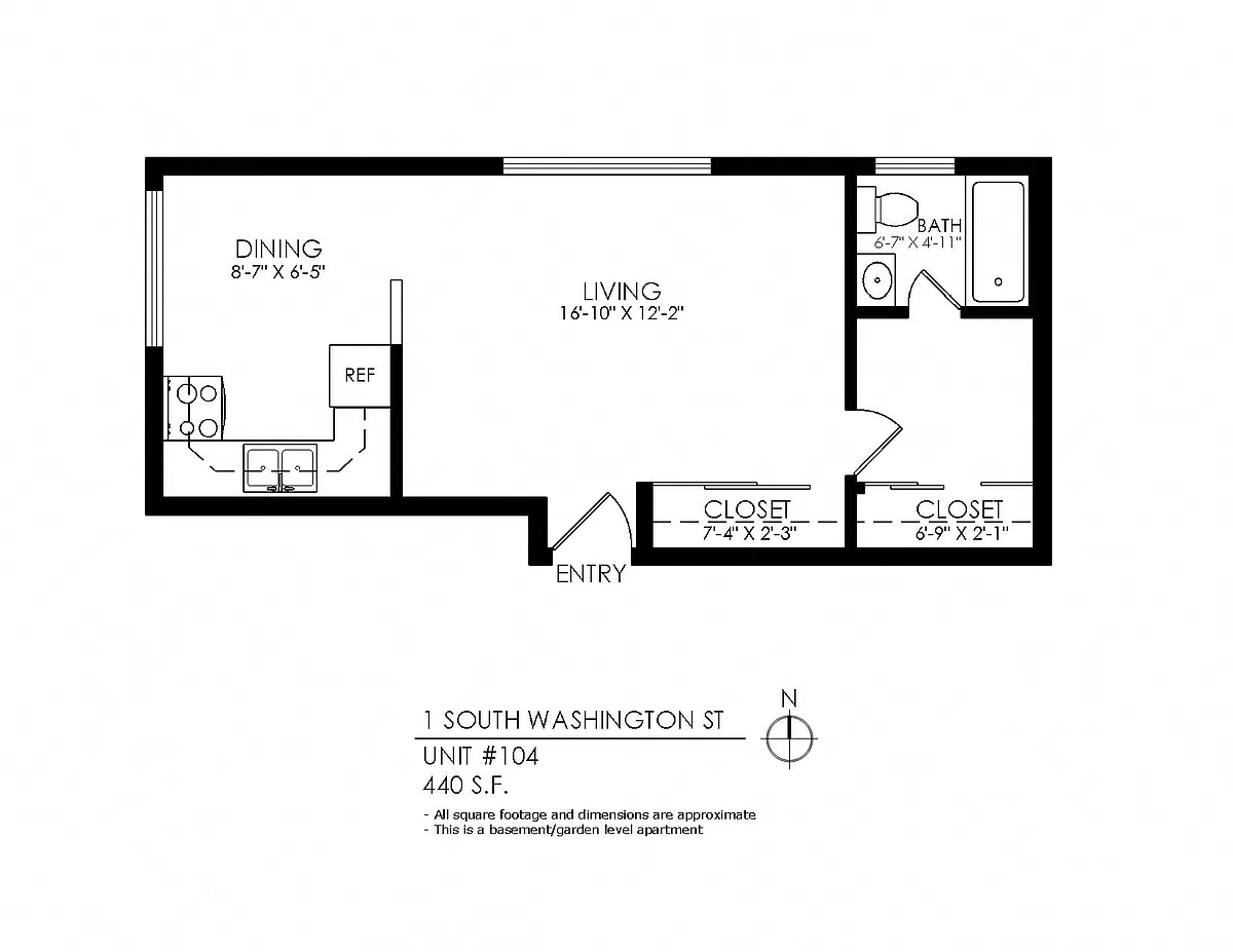 Floor plan Studio
