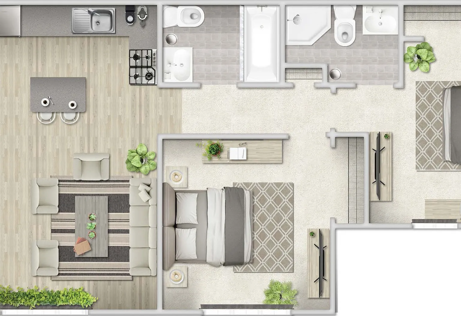 6208 Commerce Drive - 208 — Photo 1