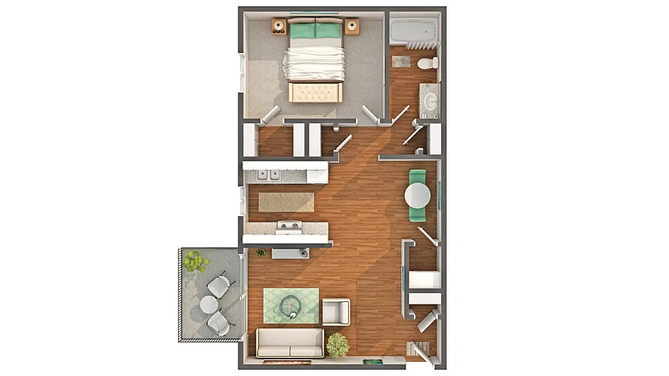 Floor plan Oakley