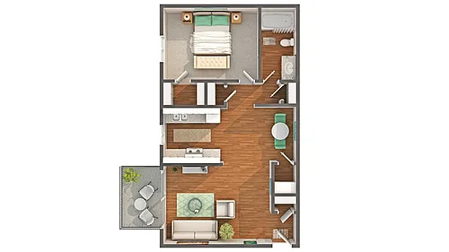 Floor plan Oakley