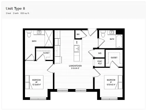 Floor plan Unit Type 8