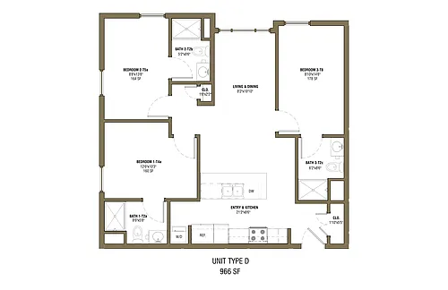 Floor plan 3X3