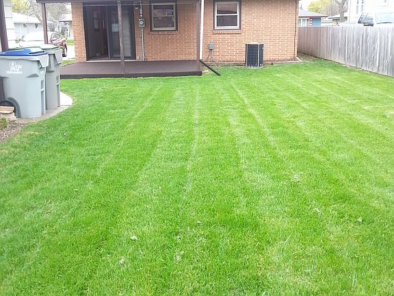 well maintained yard