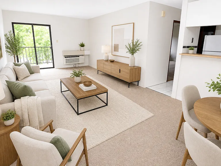 1-Bed/1-Bath (Carpeted)