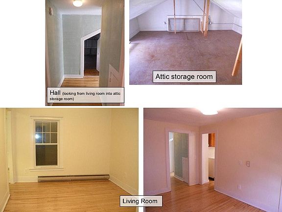 Living Room and Attic Storage