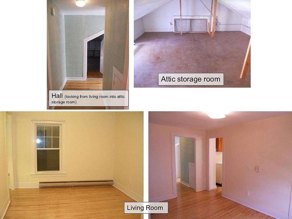 Living Room and Attic Storage