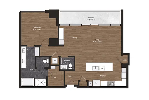 Floor plan PH1-2