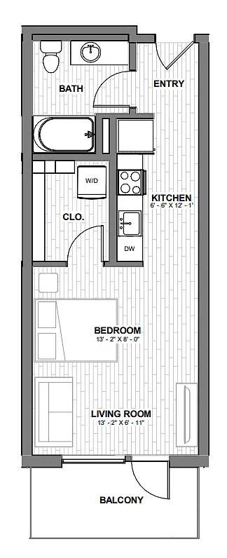 Floor plan Tabor - B
