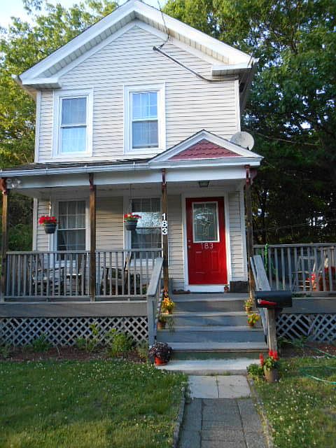 front of the house