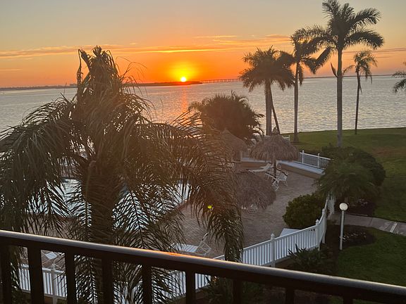 Sunrise from deck