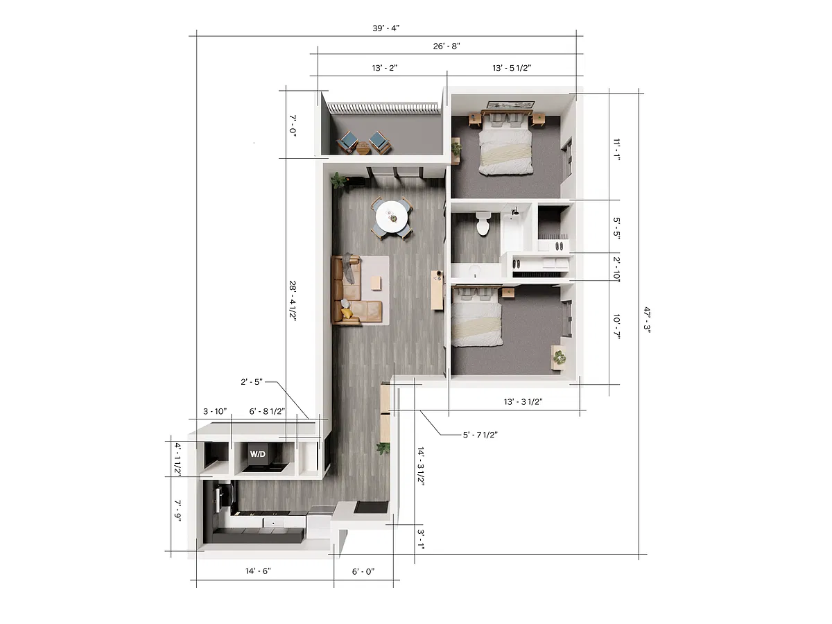 Floor plan B