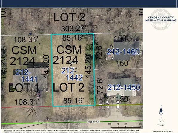 Lt2 MARION AVENUE, Twin Lakes, WI 53181