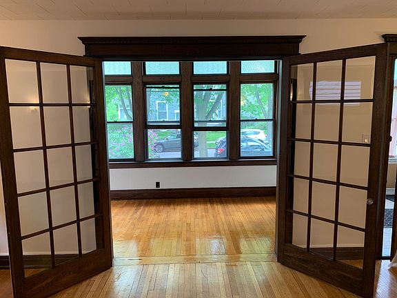 French doors to sun room