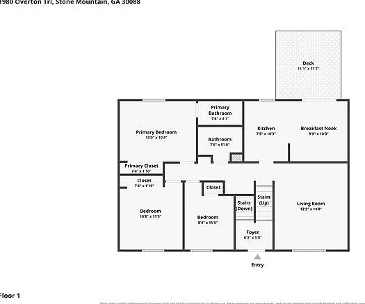3 bed, 2.0 bath, 1300 sqft, $1,795 — Photo 3