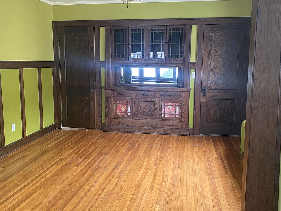 Dining room with built in buffet