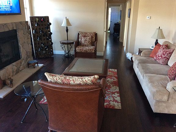Handscraped wood floors
