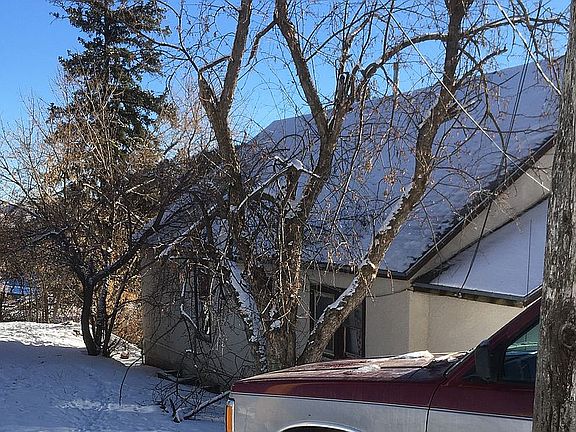 Right side of house 