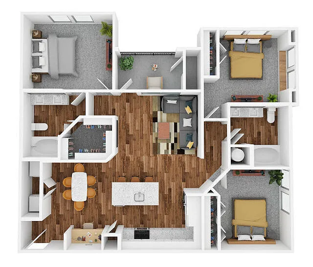 Floor plan C3 - C4