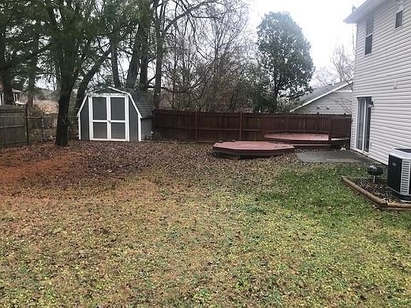 Large fenced yard.