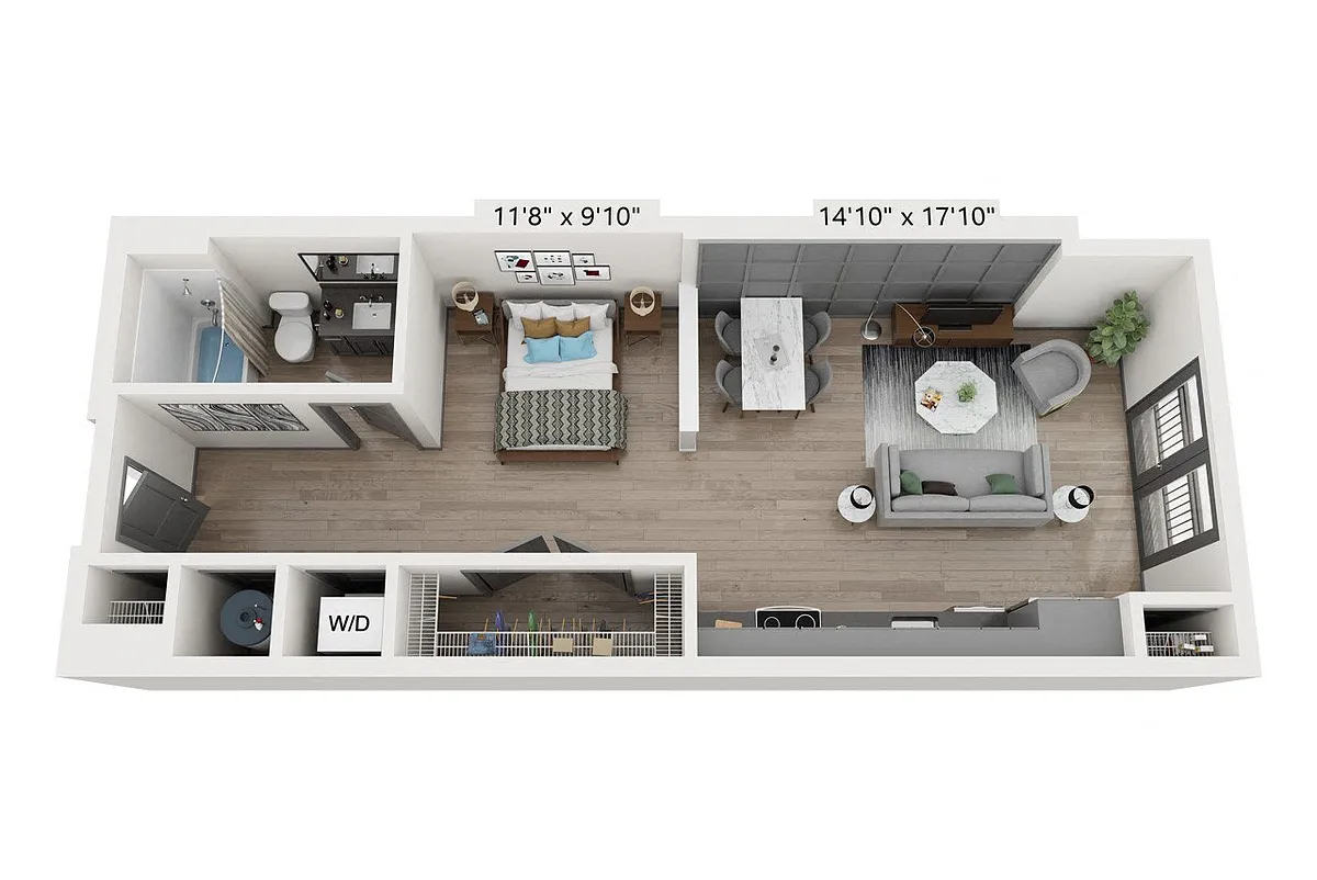 Floor plan Urick (0.1D)