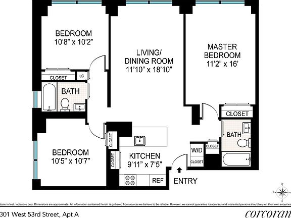 2nd image of 301 W 53rd St APT 19A