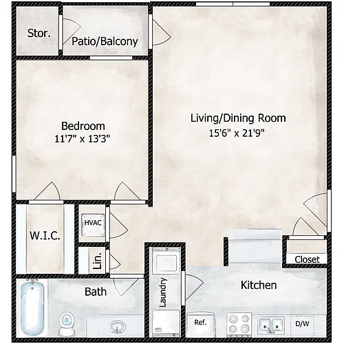 Floor plan Sodina