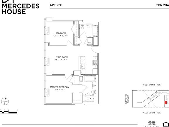 2nd image of 550 W 54th St APT 22C