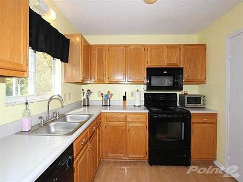 You will love bringing the groceries in straight from the car to the kitchen. Easy living with lots of counter space for preparing meals, built in microwave. Wonderful natural light comes in and makes the new faucets shine and a make a statement.