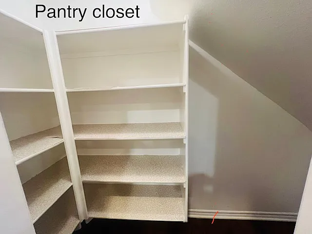 Spacious Pantry closet