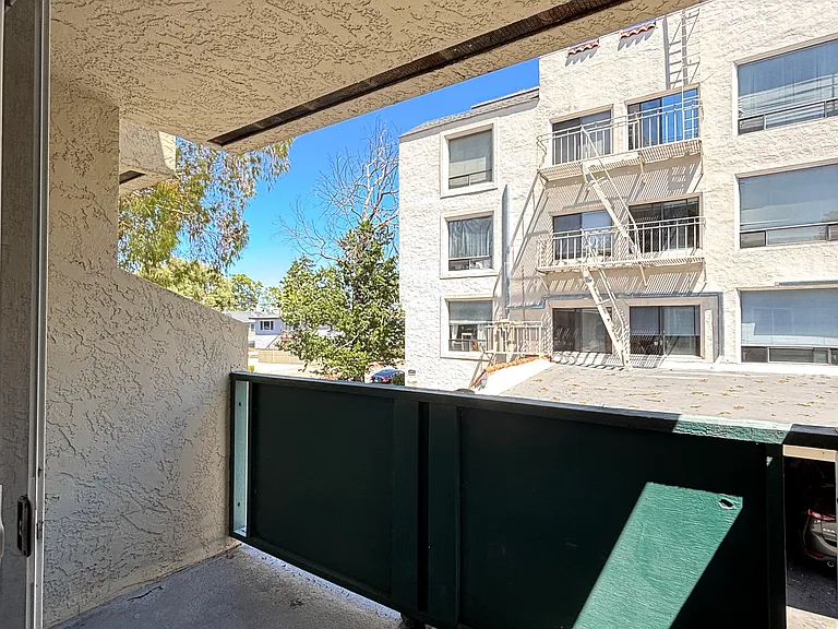 Good Size Balcony with Exterior Light
