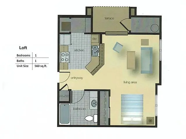 Floor plan Loft