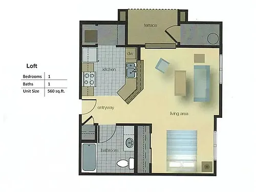 Floor plan Loft