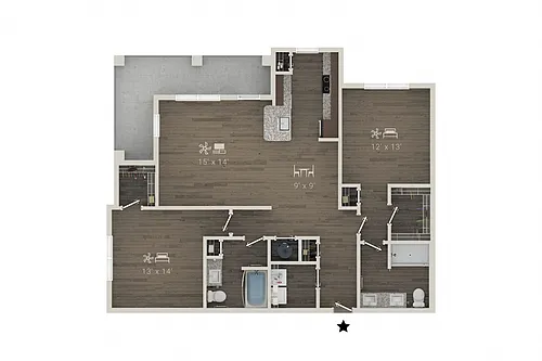 Floor plan B2