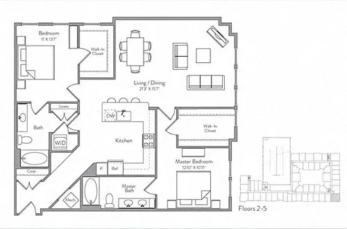 Floor plan B3B